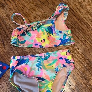 Cat & Jack Tropical Print Kids Bikini